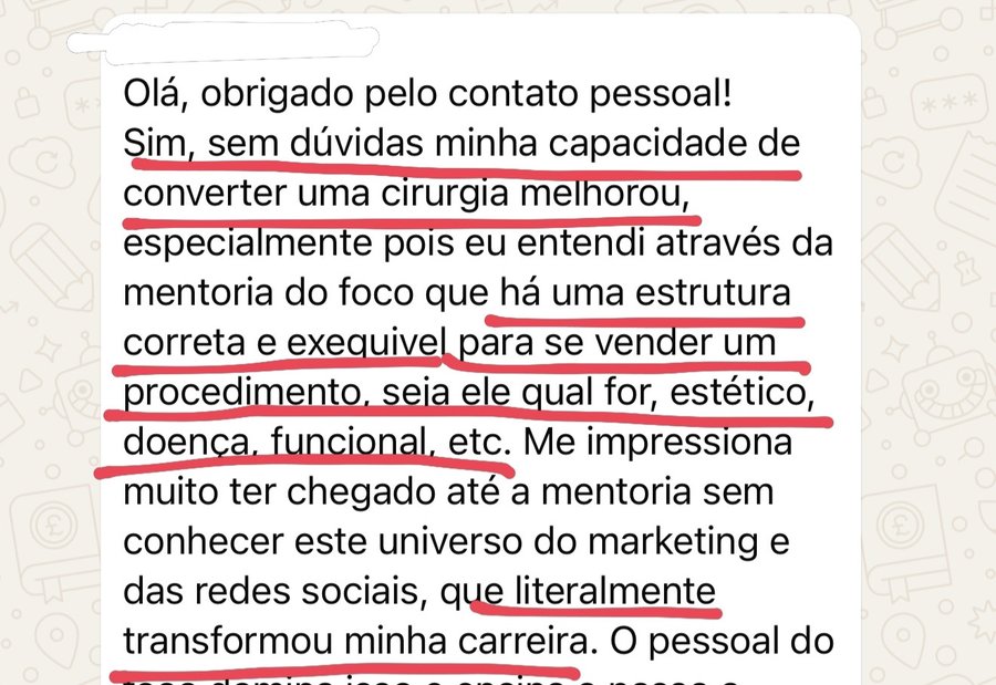 Depoimento: Minha capacidade de converter uma cirurgia melhorou